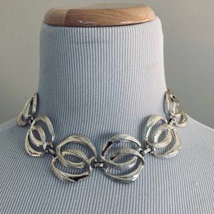 Vintage 50s Silver Choker